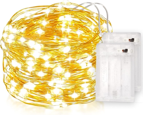 Waterproof Copper Wire Star Lights 10m For Bedroom Christmas Classroom Decor