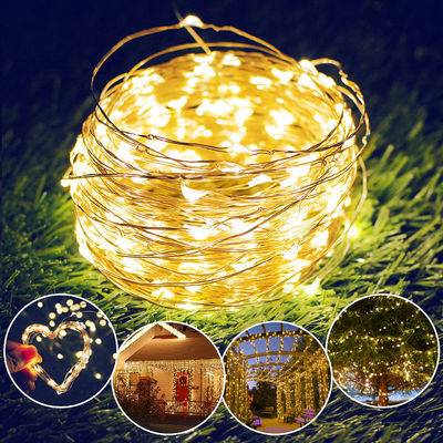 DC 5V USB Powered LED String Lights 1m Length Remote Control Decorative Lights